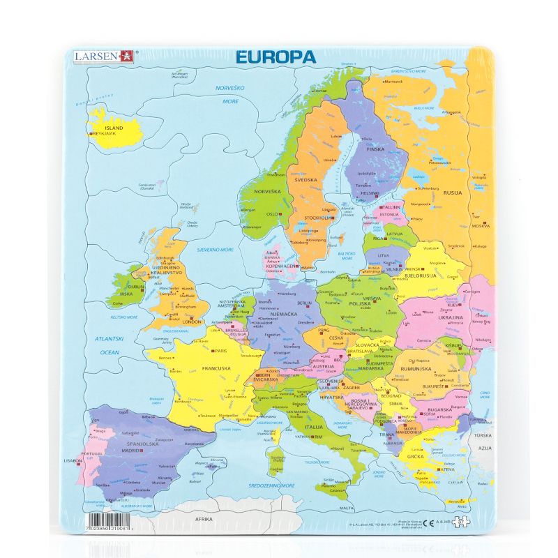 karta europe slike Puzzle karta Europe   Proizvod   Web shop   Ivančica d.d. karta europe slike