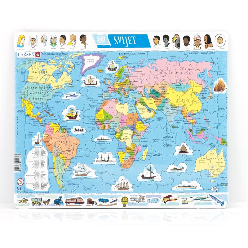 puzzle karta svijeta Puzzle karta Svijeta   Proizvod   Web shop   Ivančica d.d. puzzle karta svijeta