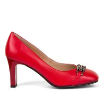 Ženske crvene cipela na petu Stefano picture