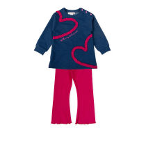 Komplet za djevojčice – tamnoplava majica i roza hlače | Agatha Ruiz de la Prada picture